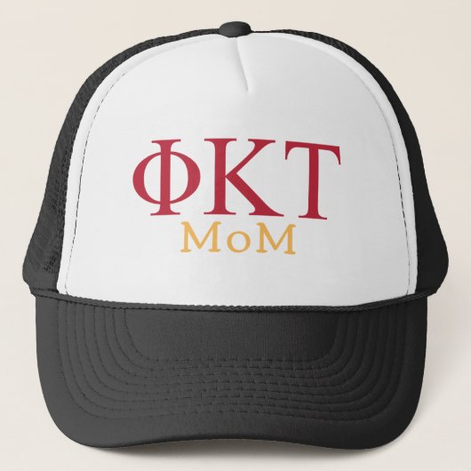 Casquette Phi Kappa Tau maman camionneur chapeau (Devant)