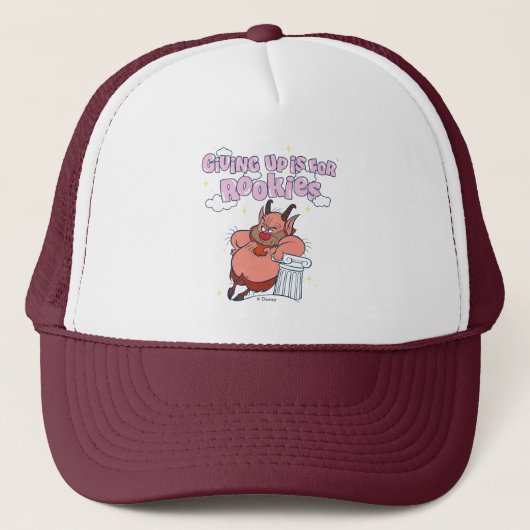 Casquette Phil - Giving Up is for Rookies Trucker Hat (Devant)
