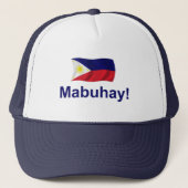 Casquette Philippin Mabuhay ! (Devant)