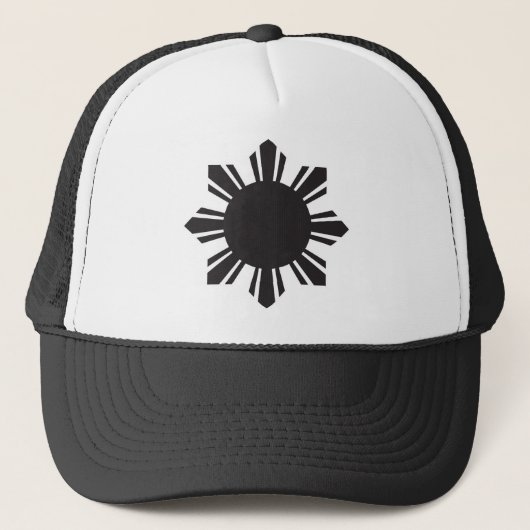 Casquette Philippin Sun - noir (Devant)