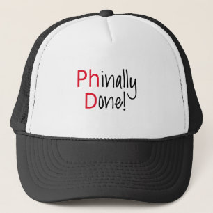 Casquette Phinally fait, diplômé de PhD, cadeau d'obtentio