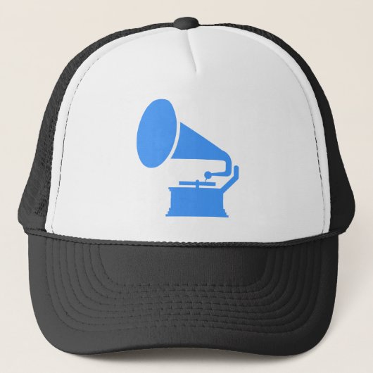 Casquette Phonographe - Bleu Bébé (Devant)