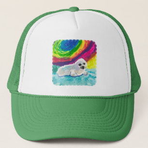 Casquette Phoque bébé "Art by Kids"