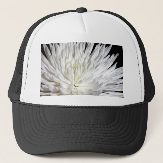 Casquette Photo blanche de fleurs de mamans de fleur de (Devant)