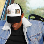 Casquette Photo & Bon thanksgiving moderne Papa<br><div class="desc">Cadeau photo Collage moderne pour Thanksgiving day. Meilleur Cadeau Pour Ton Père</div>