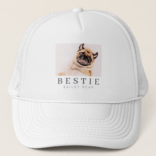Casquette Photo de Chic Pet Bestie BFF (Devant)
