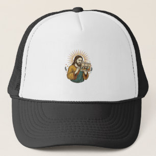 Casquette Photo de groupe avec Jésus les yeux fermés non fla