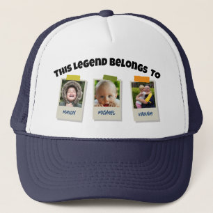 Casquette Photo personnalisé Cette légende appartient à Gran