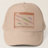 Casquette Photographes avec l'arrière - plan transparent (Devant)