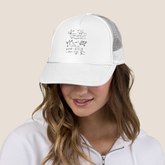 Casquette Physique Math Formule Enseignant Molécules étudian (En situation)