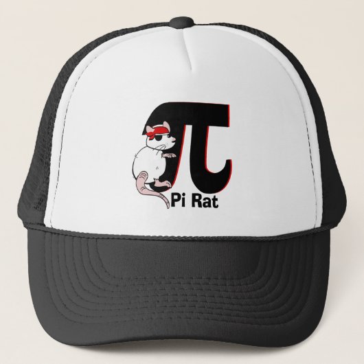Casquette Pi Day Pirate Rat (Devant)