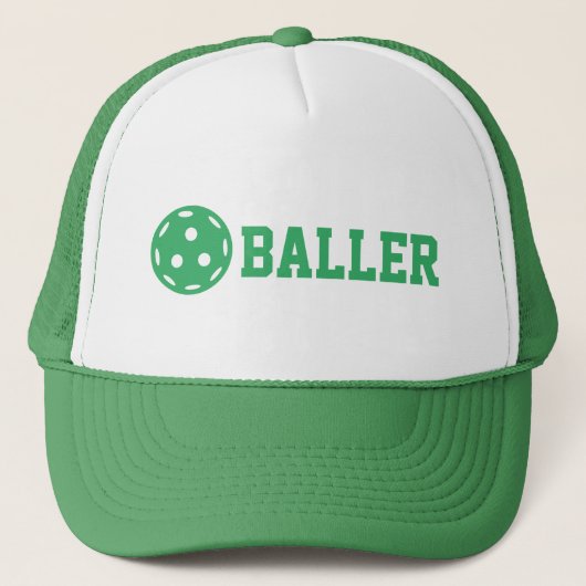 Casquette Pickle baller Funny Pickleball Texte personnalisé (Devant)