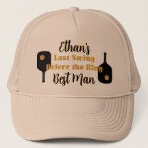 Pickleball Bachelor Party Black Gold Personnalisé