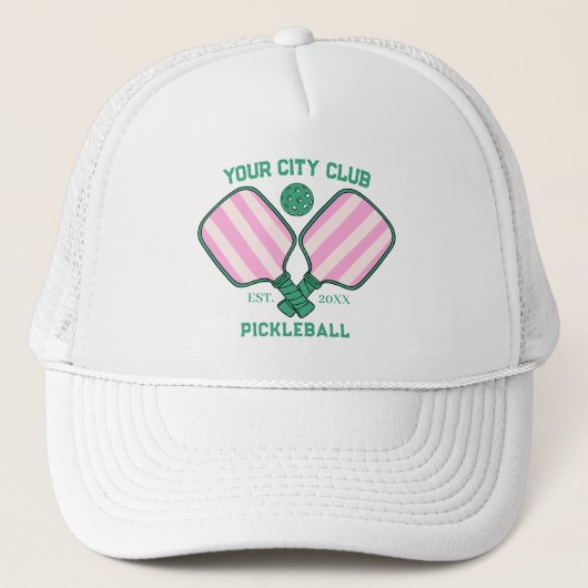 Casquette Pickleball Club Team Player Custom Pickle Gift Tru (Devant)