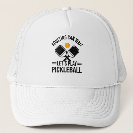 Casquette Pickleball Enfants Pickleball Lecteur Hobby Parent (Devant)