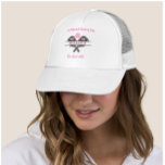 Casquette Pickleball Gal avec paddle Monogramme Prénom<br><div class="desc">Pickleball Gal mérite certainement un casquette qui raconte l'histoire — elle adore jouer et "la bonne vie" fait cette déclaration pour elle. Ses initiales / monogramme sur les pagaies et son nom sur le fond. Amusant et unique. Pour vous-même ou fait un merveilleux cadeau. Pour toute question de conception, envoyez...</div>