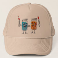 Pill Bottle Cartoon Hat
