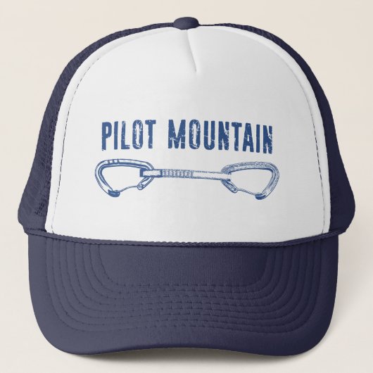 Casquette Pilot Mountain Caroline du Nord Escalade Tirette R (Devant)