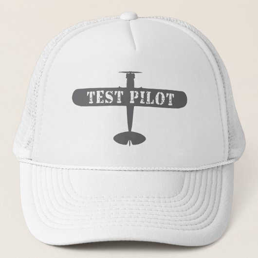 Casquette Pilote d'avion et d'essai (Devant)