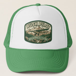 Casquette Pilote de brousse vintage Vol dans la nature