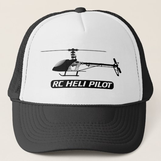 Casquette Pilote d'hélicoptère de RC (Devant)