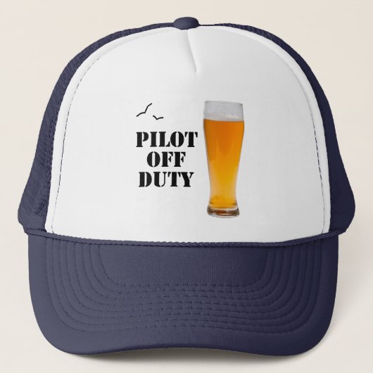 Casquette Pilote hors service (Devant)