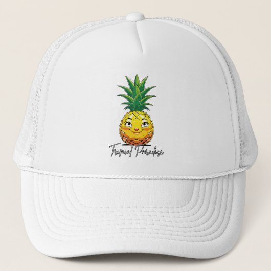 Casquette Pineapple Paradise Tropical Graphic (Devant)