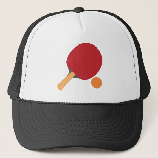 Casquette Ping Pong Paddles Drôle Table Tennis Sports Long (Devant)