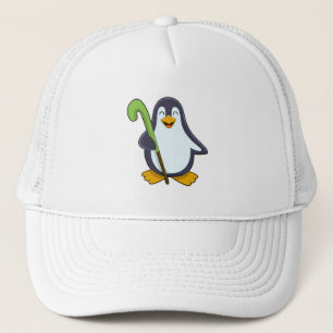 Casquette Pingouin à Hockey avec chauve-souris de hockey