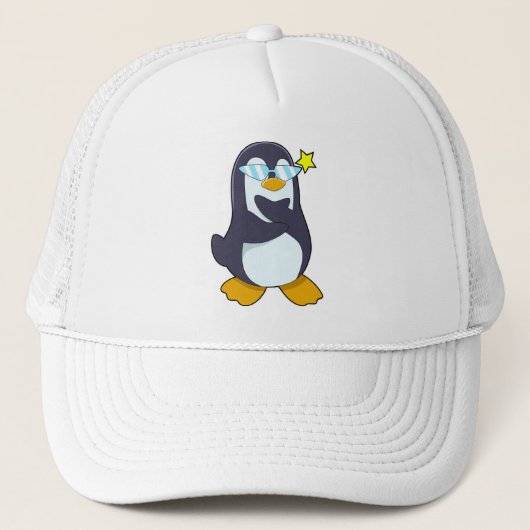 Casquette Pingouin avec lunettes de soleil (Devant)