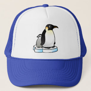 Casquette Pingouin d'empereur avec le poussin
