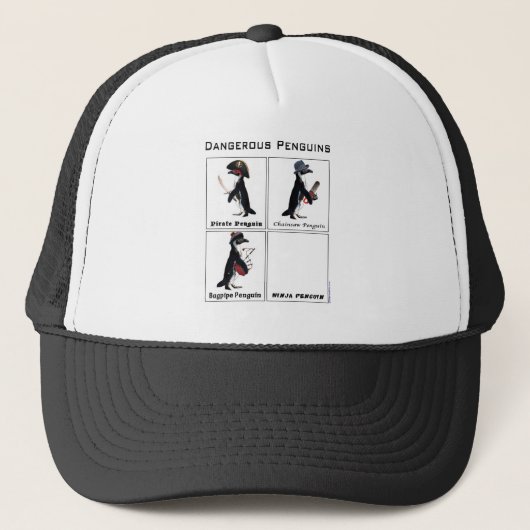 Casquette pingouins dangereux (Devant)