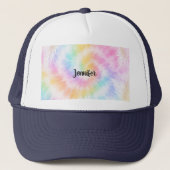 Casquette Pink Pastel Tie Dye Girly Chic                     (Devant)