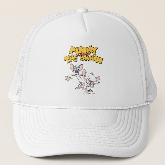 Casquette Pinky et le cerveau | Afficher le logo (Devant)