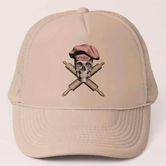 Casquette Pins à bascule et à rouleaux : rose (Devant)