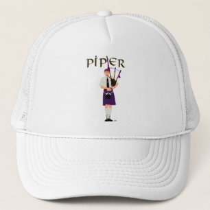 Casquette PIPER carreau violet