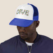 Casquette PIQUÉ de Scubadorable (En situation)