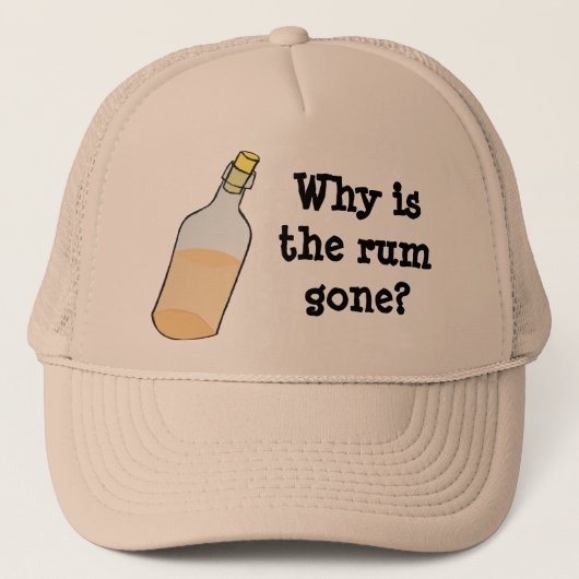 Casquette Pirate et rhum (Devant)