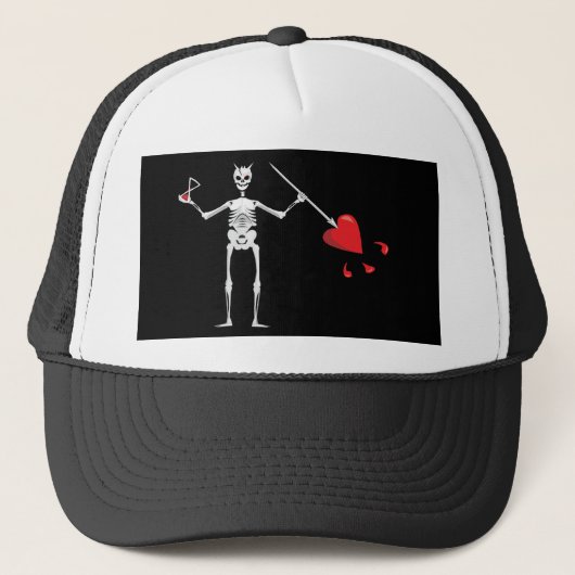 CASQUETTE PIRATE FLAG BLACKBEARD (Devant)