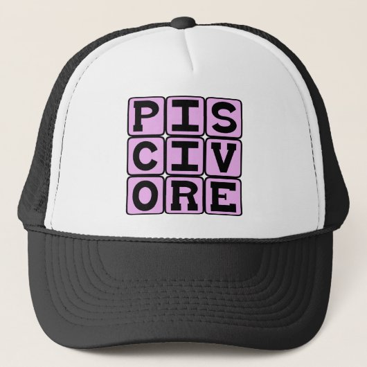 Casquette Piscivore, Poisson (Devant)