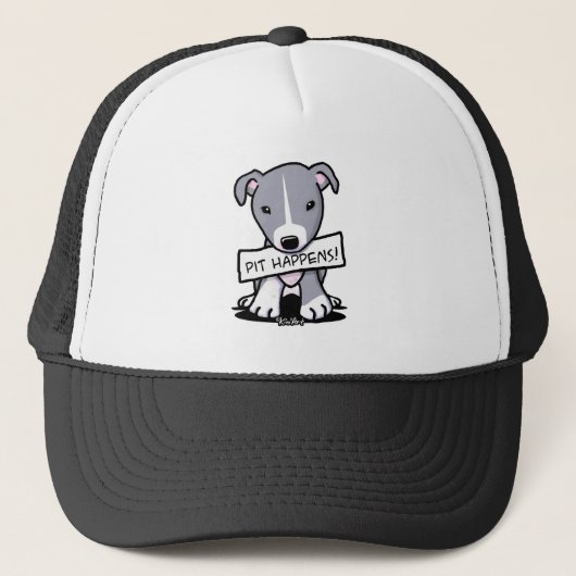 Casquette Pit Arrive Pit Bull Dog Art (Devant)