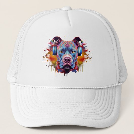 Casquette Pitbull musical (Devant)