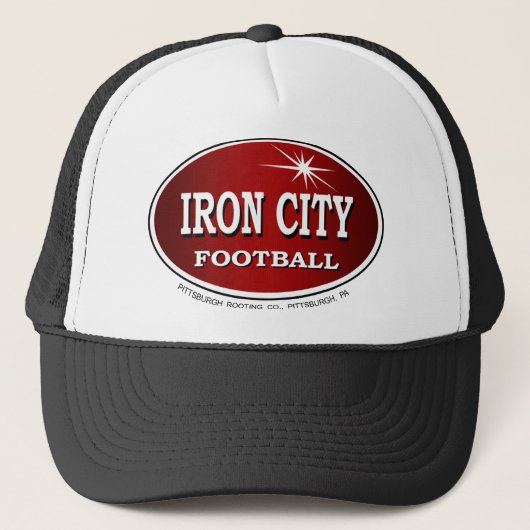 Casquette Pittsburgh, football de Iron City (Devant)