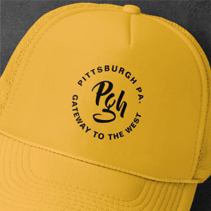 Casquette Pittsburgh Steel City Burgh Vintage Trucker Chapea