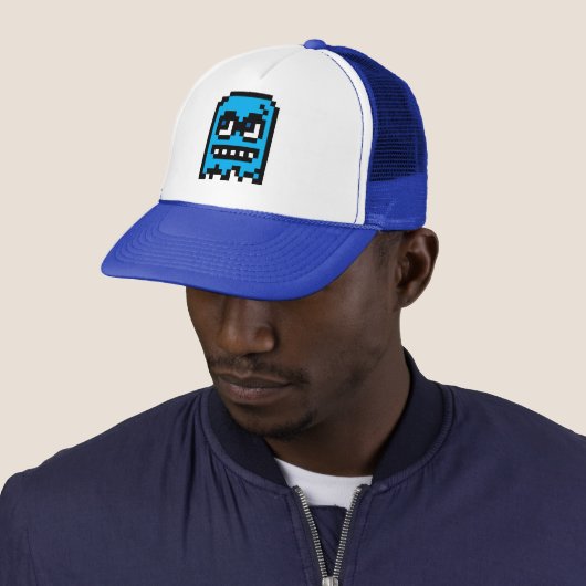 Casquette Pixel Ghost (En situation)
