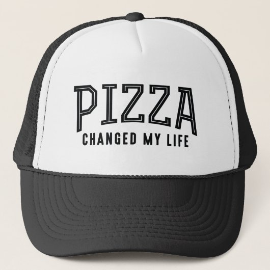 Casquette Pizza a changé ma vie (Devant)
