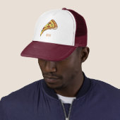 Casquette Pizza cartoon illustration  (En situation)
