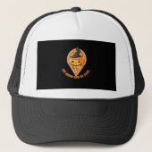 Casquette Pizza Party Halloween Pumpkin Witch Hat Essential (Devant)