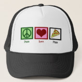 Casquette Pizza Peace Love (Devant)