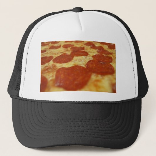 Casquette pizza pepperoni (Devant)